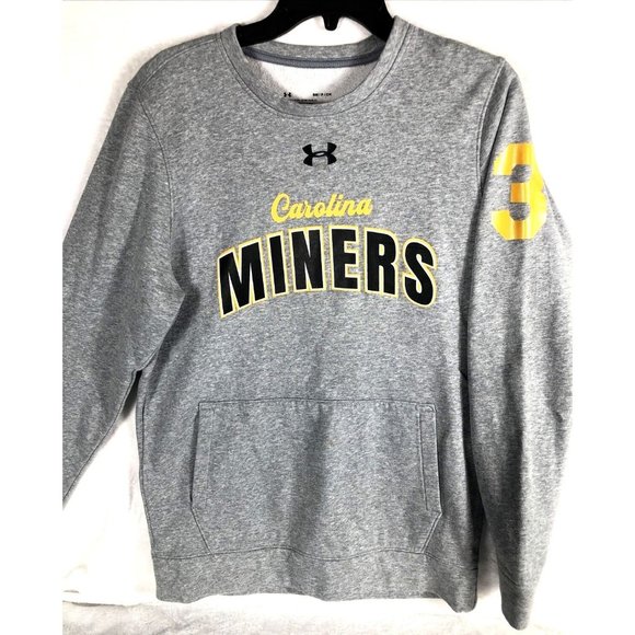 Unbranded Other - Carolina Miners Number Three Men’s Gray Sweatshirt Sweater